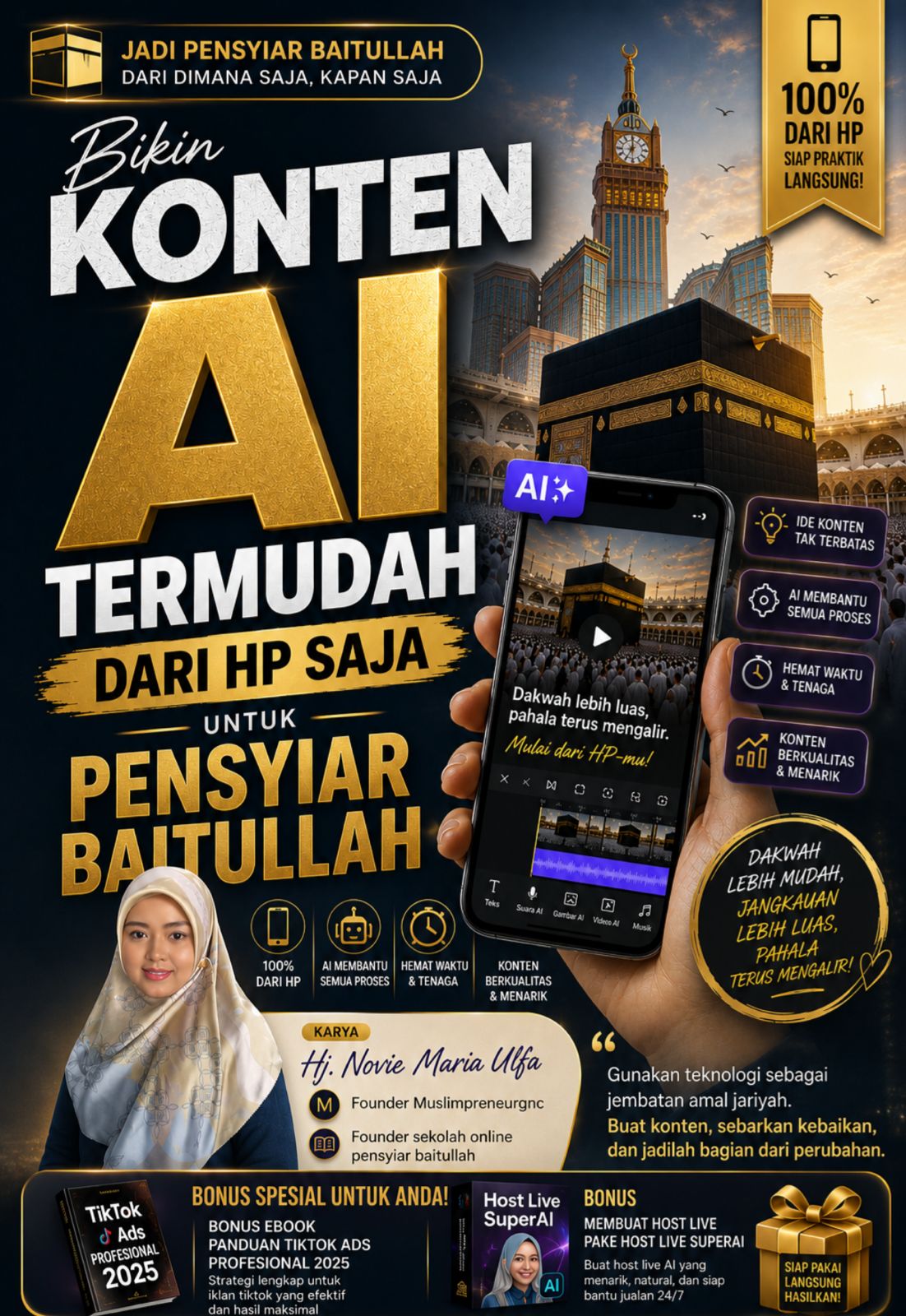 bikin konten AI termudah dari HP